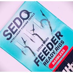   Ultra Wide Barbless Feeder – Előkötött Szakáll Nélküli Feeder Előke